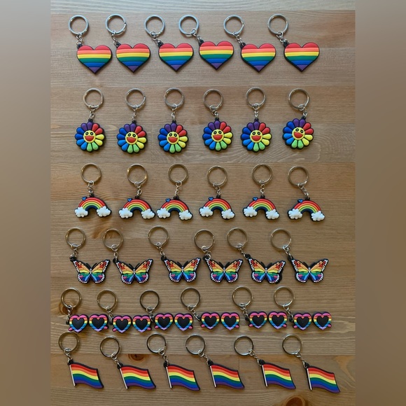 ~ Heart Sun Glasses - Key Ring Keychain - Collectible / Gift - Picture 2 of 2